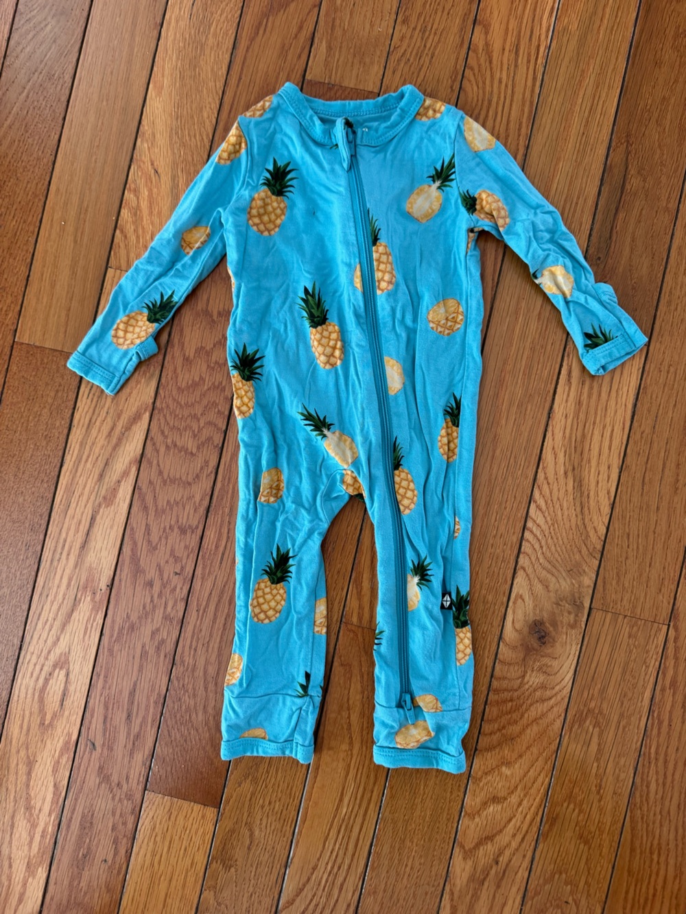Kyte BABY Teal Pineapple Zippered Sleep Sack